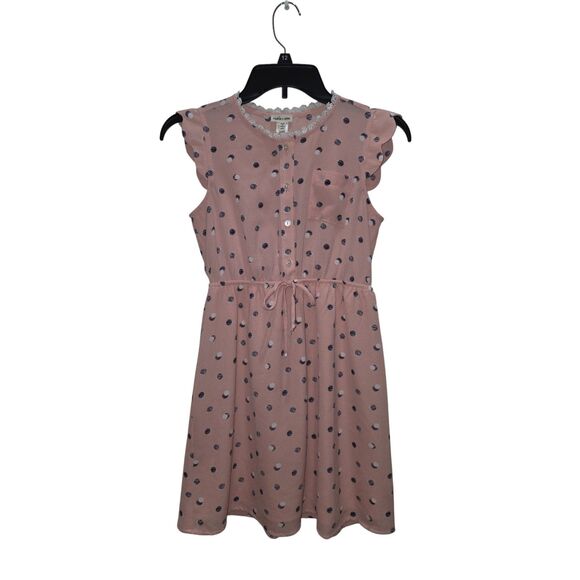 Sophia + Zeke Pink Polka Dot Dress – Girls Size 12 - Picture 8 of 9